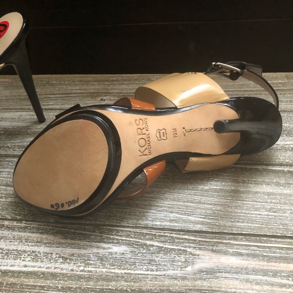 Michael Kors sling back heels size 10US - Picture 4 of 7